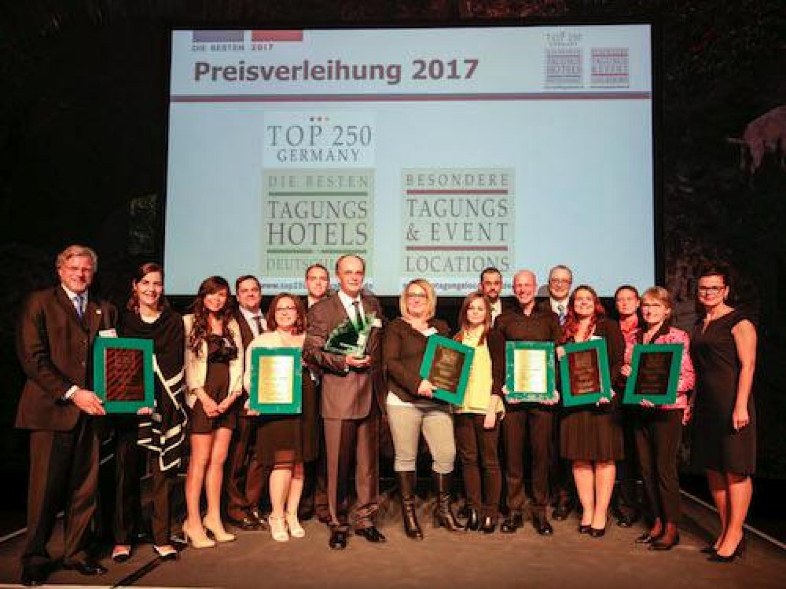Link zu Bilder der Preisverleihungsgala Top250tagungshotels 2017 im Parkhotel Pforzheim.