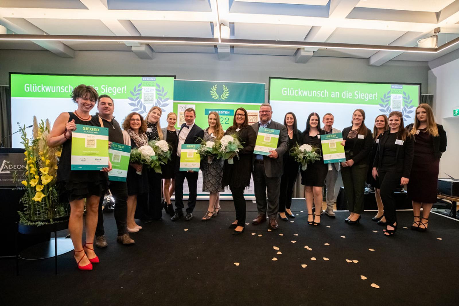 Link zu Bilder der Preisverleihungsgala Top250tagungshotels im ARCADEON Haus der Wissenschaft und Weiterbildung in Hagen