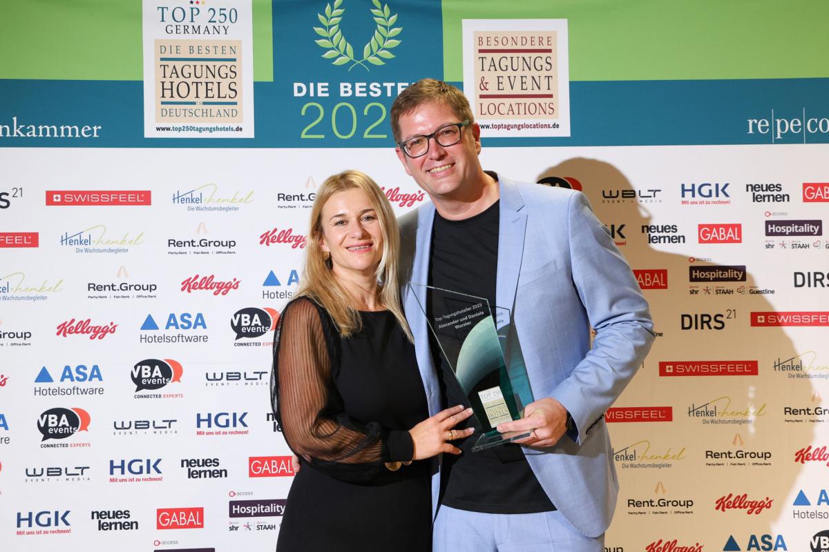 Abb. Toptagungshotelier Alexander & Daniela Wurster