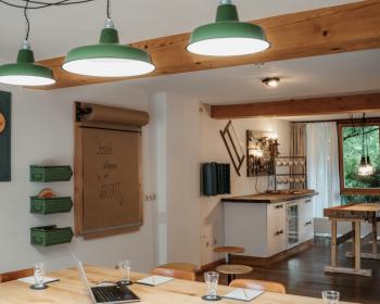 Abb. Unsere Werkstatt: Dieser Name ist Programm