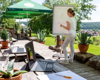 Abb. Tagen mit Meteorkrater-Blick 